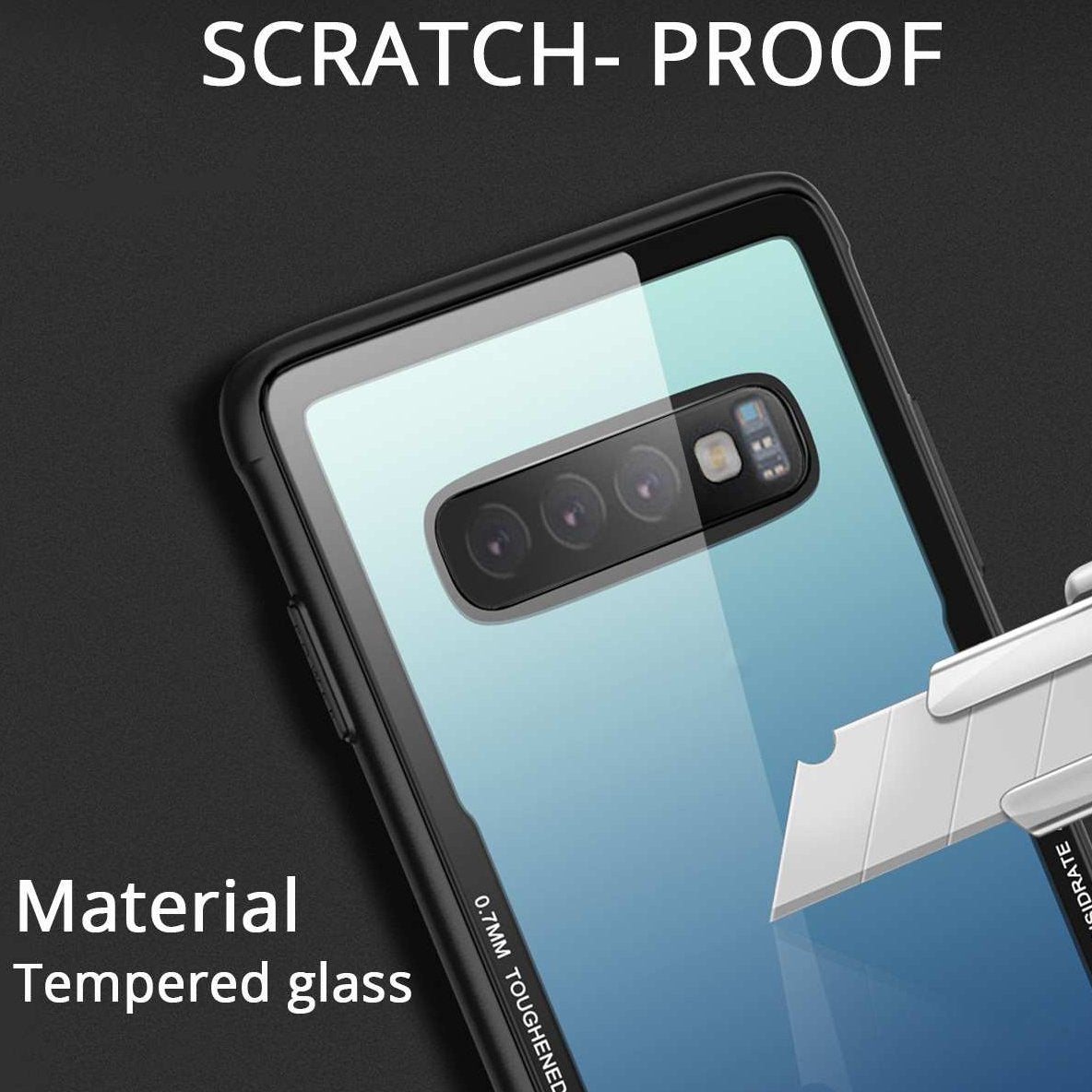 Galaxy S10 Plus Glassium Protective Series Case casemarts