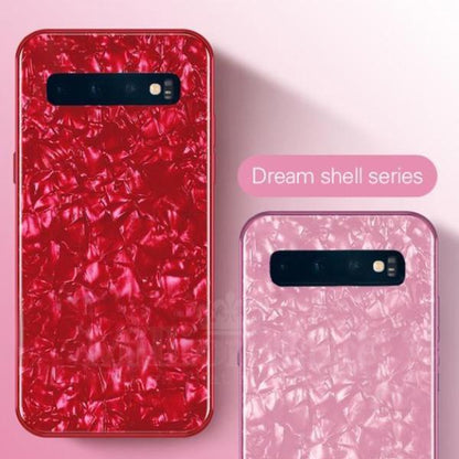 Galaxy S10 Plus Dream Shell Textured Marble Case casemarts