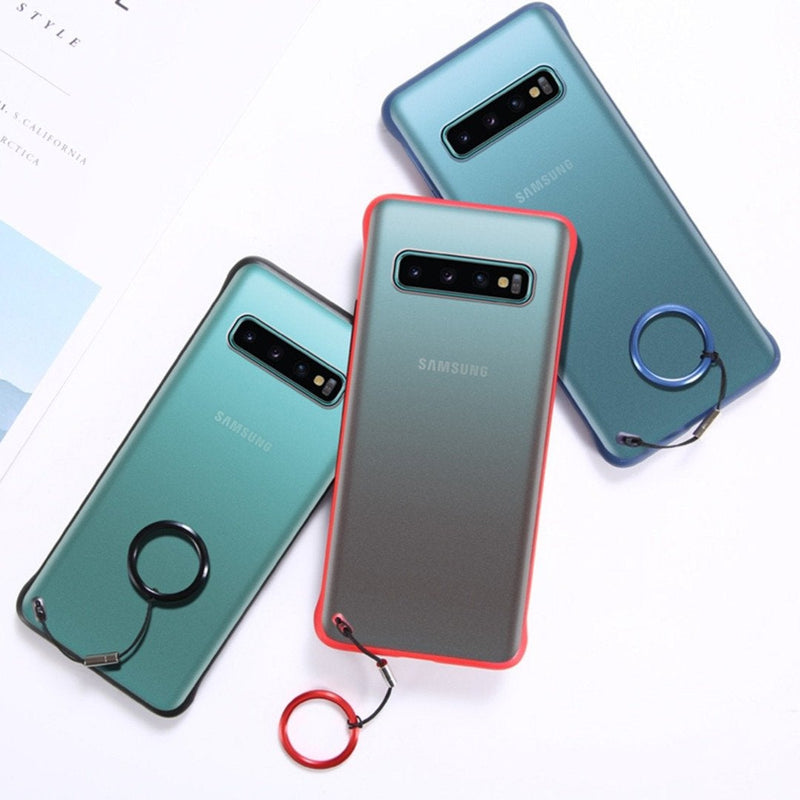 Galaxy S10 Luxury Frameless Transparent Case casemarts