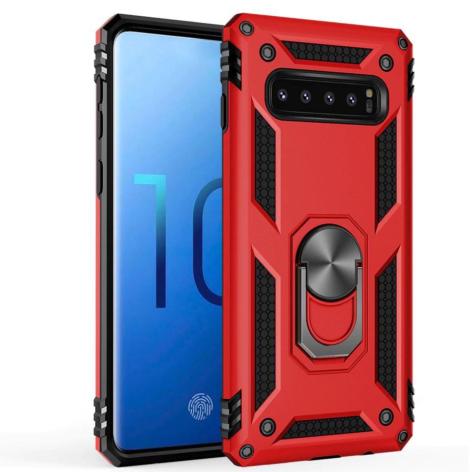 Galaxy S10 Plus Armour Shield Ring Holder Back Case casemarts