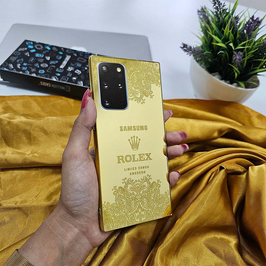 Galaxy S Series Luxurious Crafted Gold Camera Protective Case casemarts