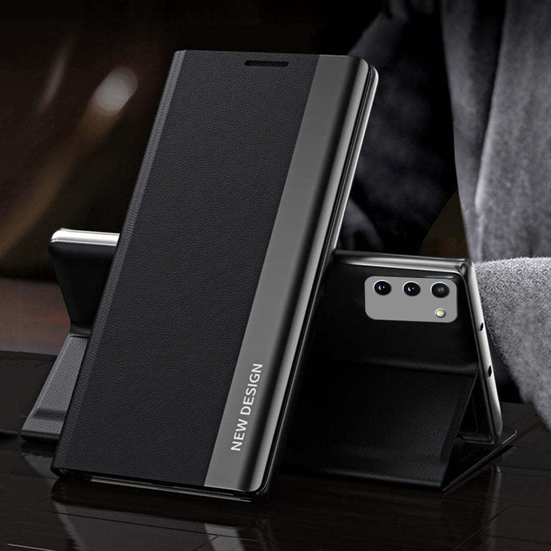 PU Leather Side Window Flip Case - Samsung casemarts