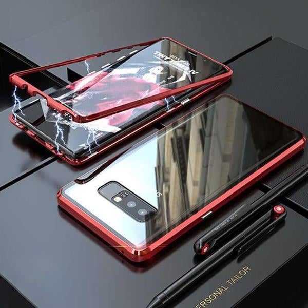 Galaxy Series Electronic Auto-Fit Magnetic Transparent Glass Case casemarts