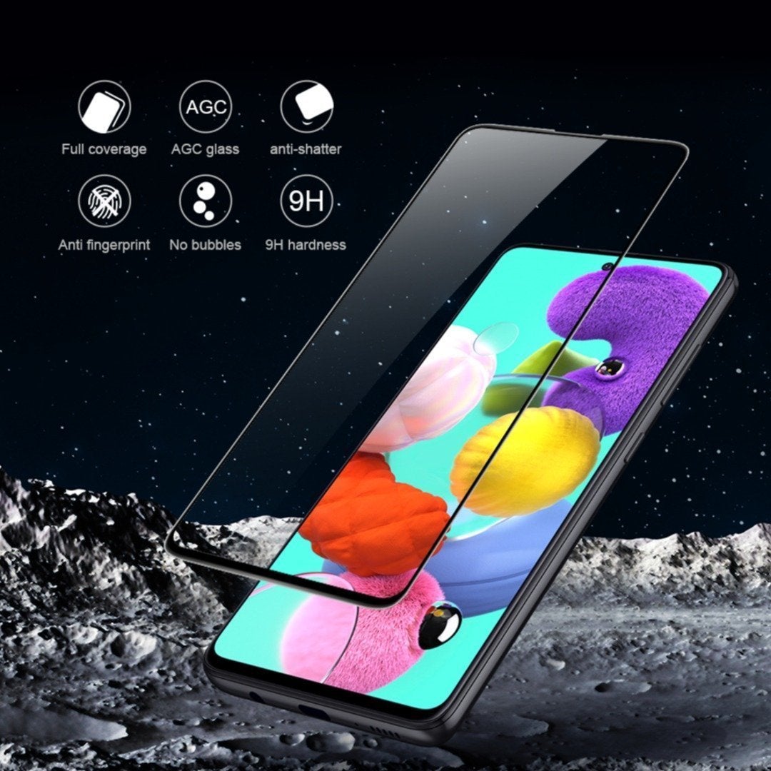 Galaxy A51 Ultra HD Full Coverage Tempered Glass casemarts