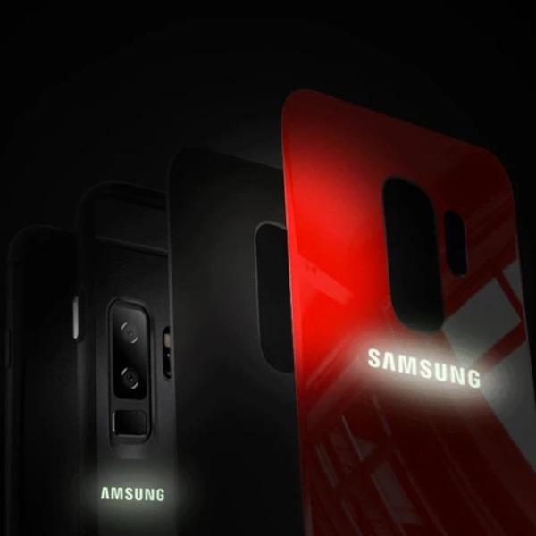 Galaxy A70 Radium Glow Light Illuminated Logo 3D Case casemarts