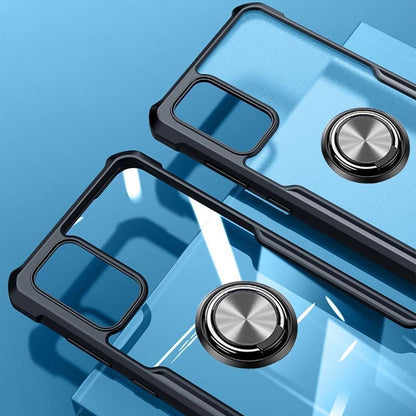 Galaxy S10 Lite Shockproof Transparent Metallic Ring Holder Case casemarts