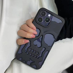 iPhone 14 Hollow Skull Design Case casemarts