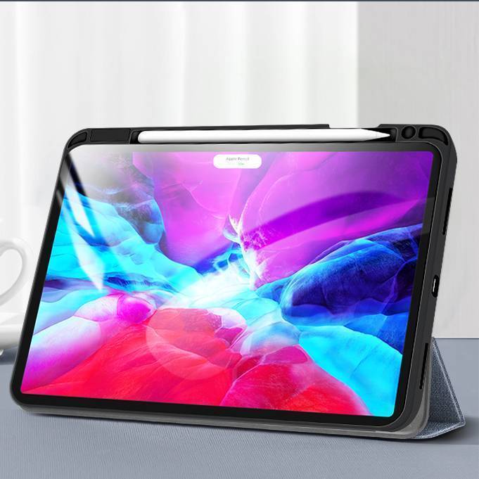 Mutural Lightweight Smart Flip Cover Stand with Pen Slot for iPad 10.5 inch casemarts