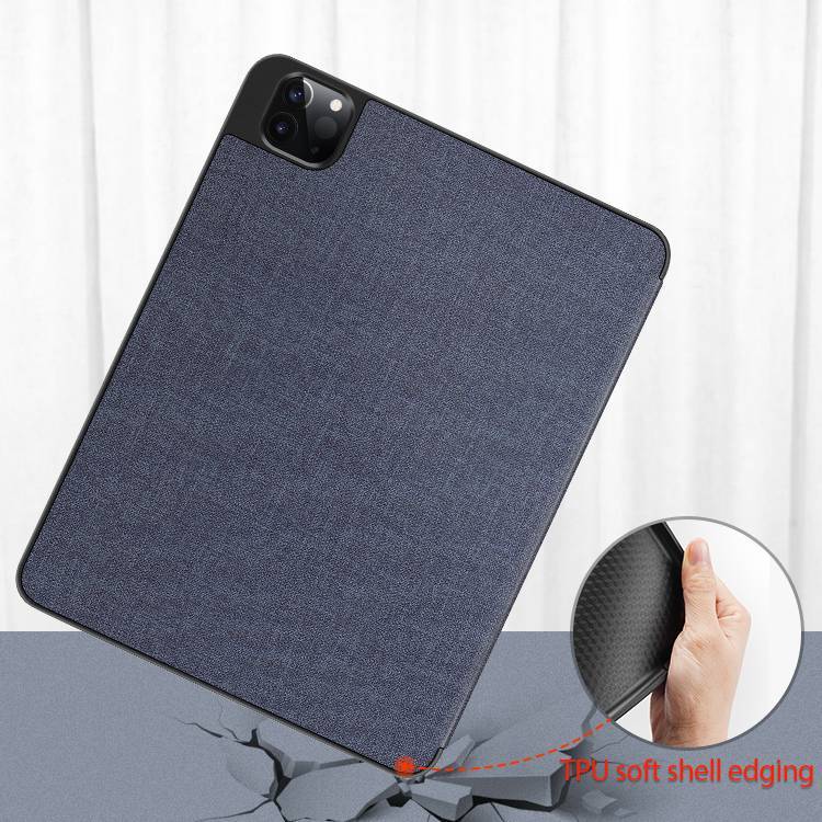 Mutural Smart Flip back Cover with Pencil holder for iPad casemarts