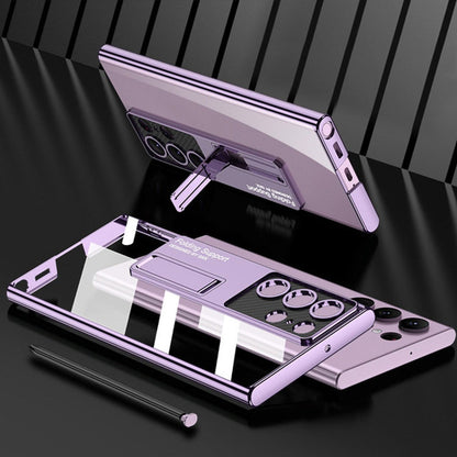 Luxury Ultra Clear Hybrid Stand Case - Samsung casemarts