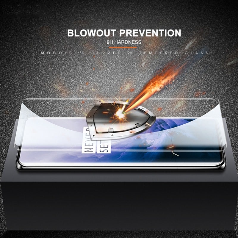 OnePlus 7 Pro Ultra Full Liquid Glue UV Tempered Glass casemarts