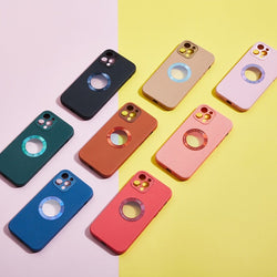 iPhone 12 Pro Max Soft Silicone Logo Cut Case casemarts