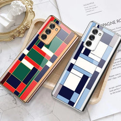 Galaxy Z Fold2 Folding Plating Pattern Glass Case casemarts